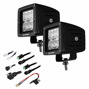 HEISE 3" 6 LED Cube Light Flood Beam 2 Pack