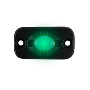 HEISE 1.5"X 3" Aux. Lighting Pod Green