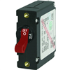 Blue Sea AC / DC Single Pole Magnetic World Circuit Breaker 20A Red 7213