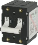 Blue Sea A-Series Double Pole Toggle 20A Black 7236