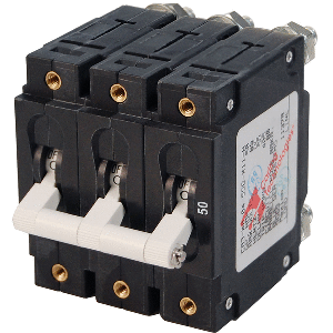 Blue Sea 7287 C-Series Triple Pole Circuit Breaker - 50A, 7287