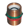 GROCO Pnc Bronze Pipe Nipple With Check Valve 3/4"
