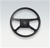 Uflex Black 4 Spoke Steering Wheel, 13.4 In Dia, V33N