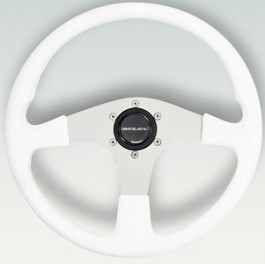 Uflex CORSE Spoke Steering Wheel White, 13.8" DIA