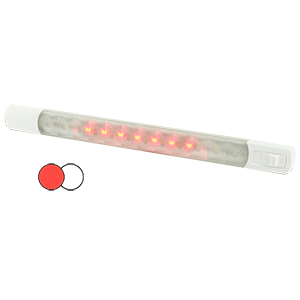 Hella LED Strip Light White Red LED 12V