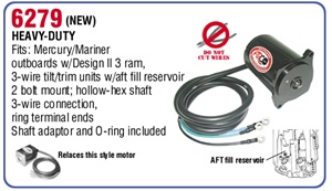 Arco Tilt/Trim Motor Mercury/Mariner Heavy Duty, 6279