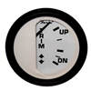 Faria Euro White Series Trim Gauges, Mercury, Mariner, Mercruiser, Volvo Dp, Yamaha 01 Newer