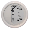 Faria Dress White Series Trim Gauges, Mercury, Mariner, Mercruiser, Volvo Dp, Yamaha 01 Newer