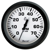 Faria Euro White 4" Tachometer, 7,000 RPM (Gas, All Outboards) 32905