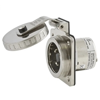 Hubbell HBL303SS 30A Inlet Round Stainless Steel