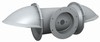 VETUS Thruster Diverter For Stern Thruster, Tunnel Diameter 7 9/32" Sdkit185, SDKIT185