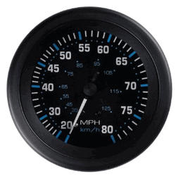 Sierra ECLIPSE 3 inch Speedometer KIT 0-35MPH 68395P