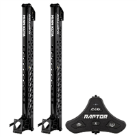 Minn Kota Raptor Bundle Pair - 10' Black Shallow Water Anchors with Active Anchoring & Footswitch Included