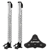 Minn Kota Raptor Bundle Pair - 8' Silver Shallow Water Anchors with Footswitch