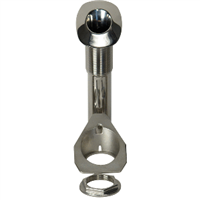 C.E. Smith 70 Series Screwless Flush Mount Rod Holder - 30 Degree - Stainless Steel - Cast Bottom - Black Liner - Boxed