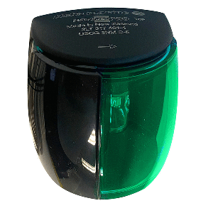 Hella Marine NaviLED PRO Starboard Navigation Lamp - Black - 3NM, 017461101
