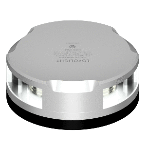 Lopolight 360-Degree Anchor Light - 2NM - Silver Housing with FB Base, 201-012-FB