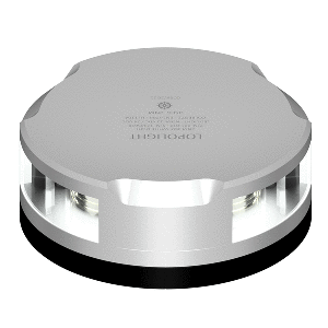 Lopolight Masthead/360-Degree Light - 3NM - Silver Housing with FB Base, 201-021-FB