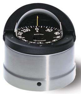 Ritchie DNP-200 Navigator Compass, Binnacle Mount, Polished Stainless Steel/Black