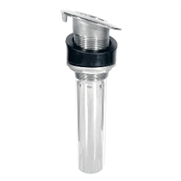 Tigress 9" 15-Degree Rod Holder - Screwless - Stainless Steel