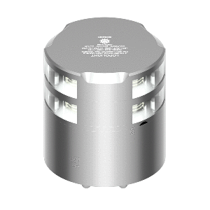 Lopolight 360 deg Double-Stacked 3nm Masthead Light - Silver Anodized