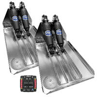 Bennett Marine BOLT 14x23 Dual Electric Trim Tab System with One Box Indication Unit
