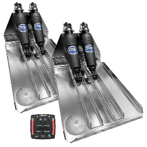 Bennett Marine BOLT 14x23 Dual Electric Trim Tab System with One Box Indication Unit