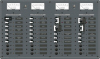 Blue Sea 8086 AC 3 Sources &12 Positions, DC Main &19 Position Toggle Circuit Breaker Panel