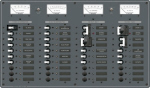 Blue Sea 8086 AC 3 Sources &12 Positions, DC Main &19 Position Toggle Circuit Breaker Panel