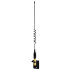 Shakespeare VHF 15" 5216 Stainless Steel Black Whip Antenna, L Bracket Included