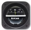 Ritchie V-537 Explorer Compass, Bulkhead Mount, Black Dial