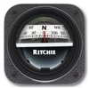 Ritchie V-537W Explorer Compass, Bulkhead Mount, White Dial