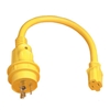 Marinco Pigtail Adapter, 15A Female to 30A Male