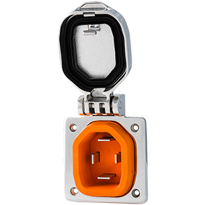 SmartPlug 50 Amp Boat & RV Inlet - Stainless Steel