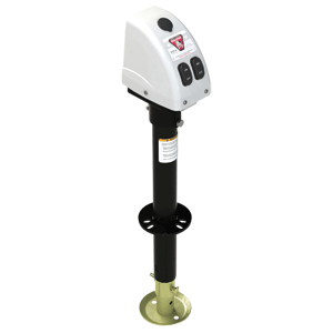 Bulldog 3,500lbs A-Frame RV Jack with Powered Drive, 12V, White Cover