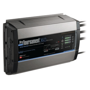 ProMariner ProTournament 360elite Triple Battery Charger, 12/24V Out, 120V AC Input, 36A, 52036