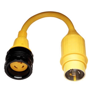 Marinco 110A Pigtail Adapter, 30A Female to 50A Male