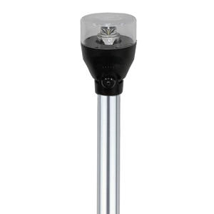 Attwood LED Articulating All Around Light, 24" Pole 5530-24A7