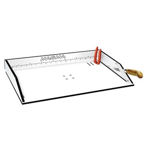 Magma Bait/Filet Mate Serving/Cutting Table, 20" White/Black 