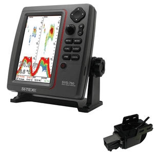 SITEX SVS-760 Dual Frequency Sounder 600W Kit with Transom Mount Triducer