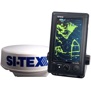 SITEX T-760 Compact Color Radar with 4kW 18" Dome, 7" Touch screen