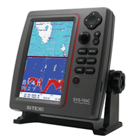 SI-TEX SVS-760C Digital Chartplotter with Navionics+ Flexible Coverage