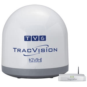 KVH TracVision TV6 Linear & Sky Mexico & Europe with Auto Skew & GPS (Truck Freight)