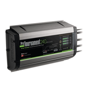 ProMariner ProTournament 240elite Triple Battery Charger, 12/24/36V Output, 120V AC Input 24A, 3 Bank 52026