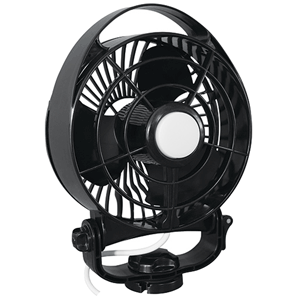 SEEKR Maestro 12V 3-Speed 6" Marine Fan with LED Light