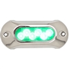 Attwood Light Armor Underwater LED Light, 6 LEDs, Green 65UW06G-7