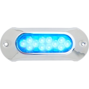 Attwood Light Armor Underwater LED Light, 12 LEDs, Blue 65UW12B-7