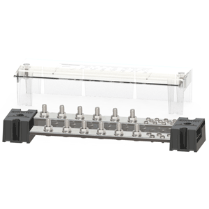 Blue Sea PowerBar 1000A, 12 3/8" Terminal Studs with Cover 1991