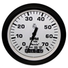 Faria Euro White 4" Tachometer with Systemcheck Indicator, 7,000 RPM (Gas, Johnson/Evinrude Outboard) 32950