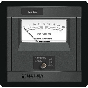 Blue Sea DC Analog Voltmeter Panel 1473